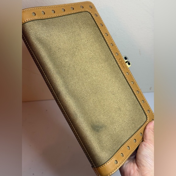 Chloé Canvas/Leather Clutch Bag - Picture 6 of 12